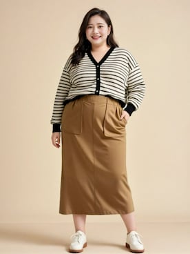 nissen AI Modelsさん（レディース・160cm）の春コーディネート