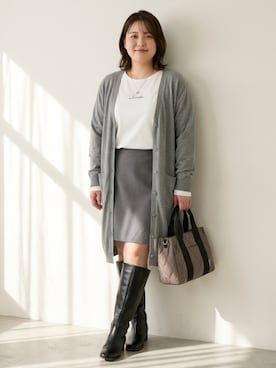 「nissen（ニッセン）のアイテム」を使った、nissen AI Modelsさん（レディース・160cm）の秋コーディネート