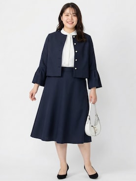 「セレモニー」｜nissen AI Modelsさん（レディース・160cm）の冬コーディネート