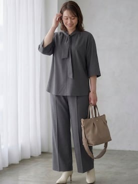 nissen AI Modelsさん（レディース・160cm）の春コーディネート