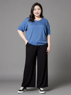 nissen AI Modelsさん（レディース・160cm）の春コーディネート