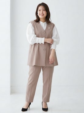 「セレモニー」｜nissen AI Modelsさん（レディース・160cm）の冬コーディネート