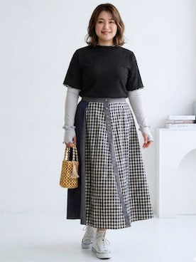 nissen AI Modelsさん（レディース・160cm）の春コーディネート