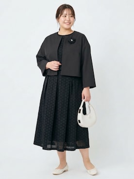 「セレモニー」｜nissen AI Modelsさん（レディース・160cm）の冬コーディネート