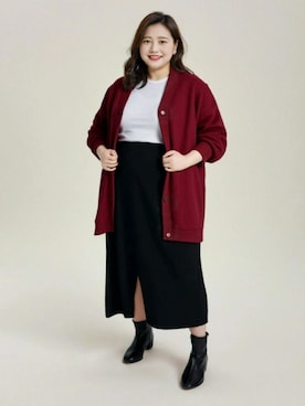 「nissen（ニッセン）のアイテム」を使った、nissen AI Modelsさん（レディース・160cm）の秋コーディネート