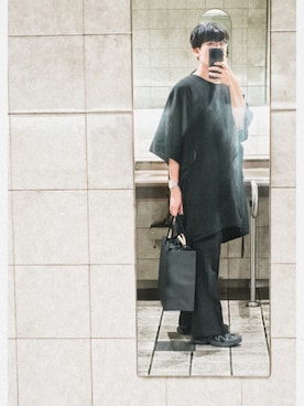 「アイテム（スラックス）」を使った、yk13127さん（メンズ・167cm・20代）の夏コーディネート