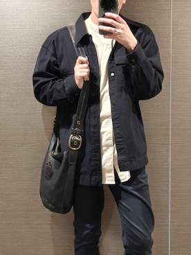 「アイテム（リング）」を使った、yk13127さん（メンズ・167cm）の秋コーディネート