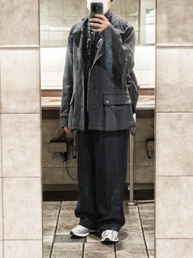 「アイテム（バックパック/リュック）」を使った、yk13127さん（メンズ・167cm）の冬コーディネート