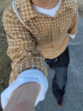 「CIVVY.（シヴィ―）のアイテム」を使った、淳さん（メンズ・170cm）の秋コーディネート