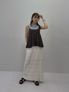 みおさん（レディース・157cm）の夏コーディネート