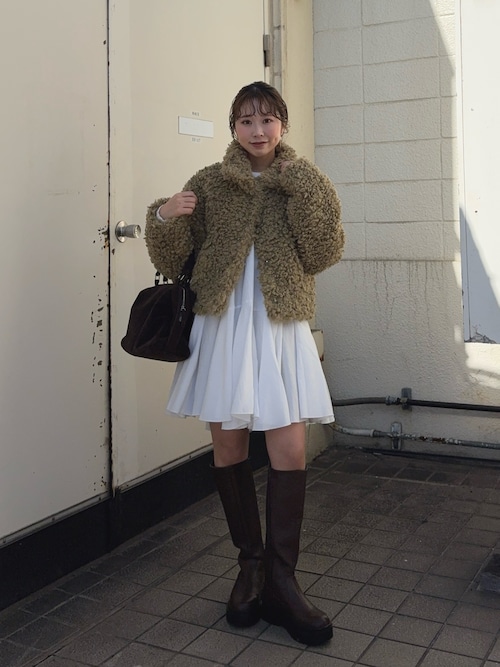 2WAYボリュームヘムミニワンピース（ワンピース）｜KBF（ケイビーエフ