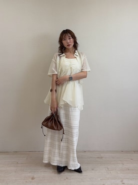 みおさん（レディース・157cm）の夏コーディネート