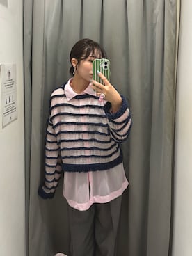「KBF（ケイビーエフ）のアイテム」を使った、みおさん（レディース・157cm）の秋コーディネート