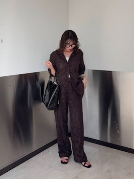 「kbf_ootd」｜「アイテム（サンダル）」を使った、みおさん（レディース・157cm）の夏コーディネート
