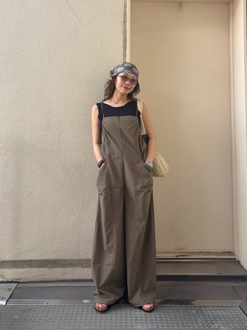 KBF（ケイビーエフ）の「ポケットディティールキャミサロペット 