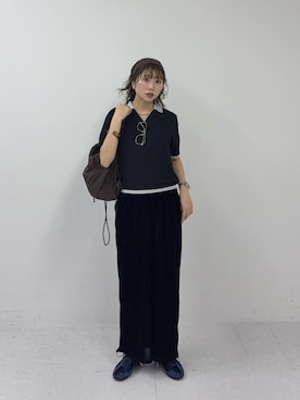 「KBF（ケイビーエフ）のアイテム（シューズ）」を使った、みおさん（レディース・157cm）の春コーディネート