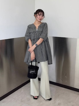 「kbf_ootd」｜「アイテム（ワンピース/ドレス）」を使った、みおさん（レディース・157cm）の夏コーディネート