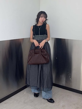 「kbf_ootd」｜みおさん（レディース・157cm）の夏コーディネート