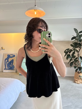 「NUEF （ヌエフ）のアイテム」を使った、みおさん（レディース・157cm）の夏コーディネート