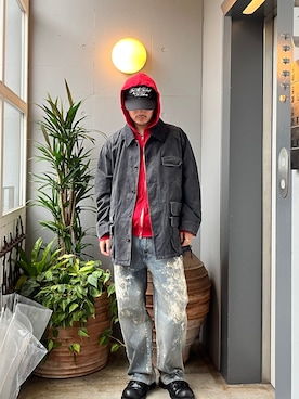 小林優翔さん(メンズ・177cm)の秋コーディネート
