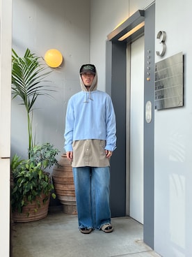 小林優翔さん(メンズ・177cm)の夏コーディネート