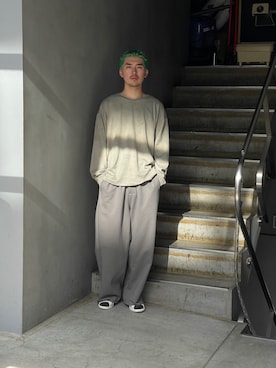 「BENCH（ベンチ）のアイテム」を使った、小林優翔さん（メンズ・177cm）の夏コーディネート