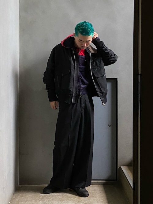 MASU（エムエーエスユー） スラックス 「MASU」TUCKED WIDE TROUSERS