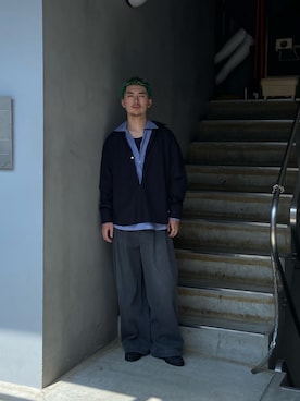 小林優翔さん（メンズ・177cm）の夏コーディネート