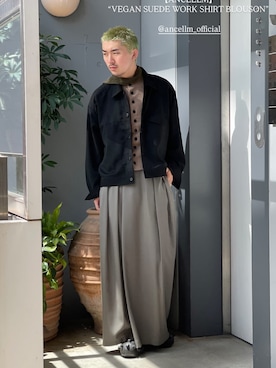 小林優翔さん（メンズ・177cm）の夏コーディネート