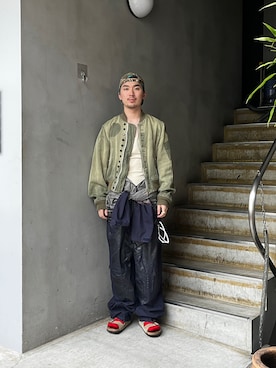 小林優翔さん(メンズ・177cm)の夏コーディネート