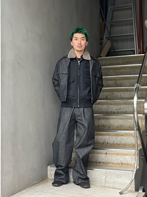 GARDEN 渋谷店小林優翔さんのデニムジャケットを使ったコーディネート