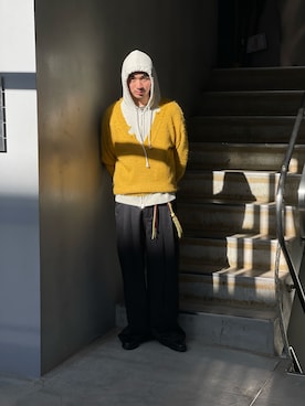 小林優翔さん(メンズ・177cm)の冬コーディネート