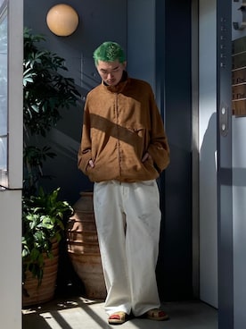 「BENCH（ベンチ）のアイテム」を使った、小林優翔さん（メンズ・177cm）の夏コーディネート