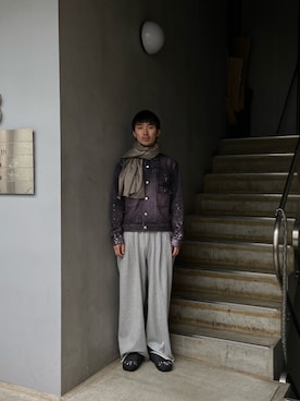 小林優翔さん（メンズ・177cm）の秋コーディネート