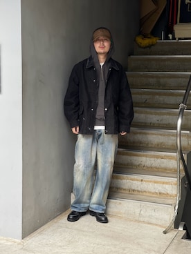 「アイテム（その他シューズ）」を使った、小林優翔さん（メンズ・177cm）の秋コーディネート