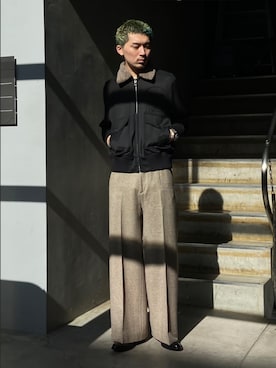 小林優翔さん（メンズ・177cm）の冬コーディネート