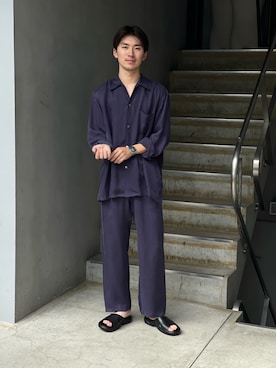 小林優翔さん（メンズ・177cm）の夏コーディネート