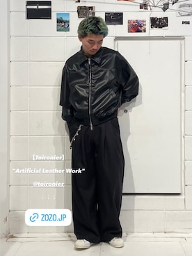 小林優翔さん（メンズ・177cm）の冬コーディネート