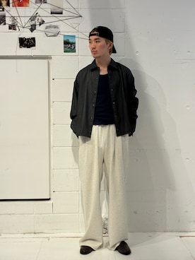 「アイテム（その他パンツ、シルバー系）」を使った、小林優翔さん（メンズ・177cm）の夏コーディネート