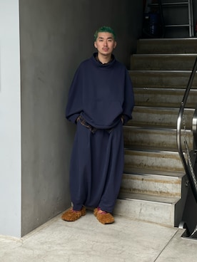 小林優翔さん（メンズ・177cm）の冬コーディネート