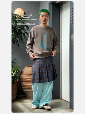 小林優翔さん(メンズ・177cm)の夏コーディネート