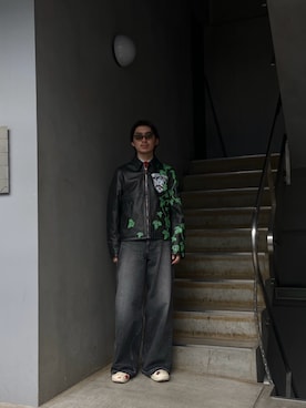 小林優翔さん（メンズ・177cm）の冬コーディネート