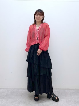 「PAGEBOY（ページボーイ）のアイテム（サンダル）」を使った、ayaさん（レディース・152cm）の春コーディネート