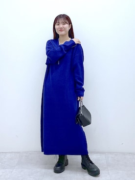 「PBLIM（ページボーイリム）のアイテム（ブーツ）」を使った、ayaさん（レディース・152cm）の秋コーディネート