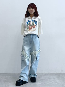 ayaさん（レディース・152cm）の春コーディネート