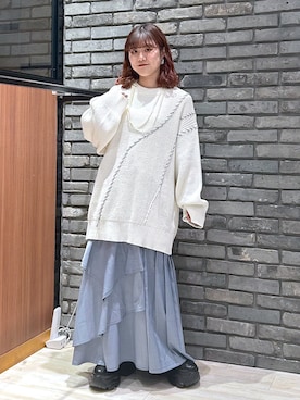 「マイベストコーデ2024」｜「アイテム（アクセサリー）」を使った、ayaさん（レディース・152cm）の冬コーディネート