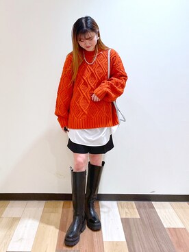 ayaさんの「クラシックロングブーツ」を使ったコーディネート