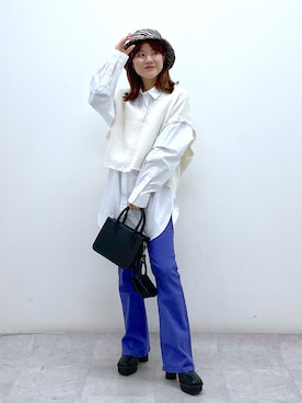 ayaさん（レディース・152cm）の冬コーディネート