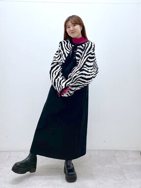 ayaさん（レディース・152cm）の冬コーディネート