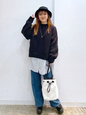 ayaさん（レディース・151cm）の冬コーディネート